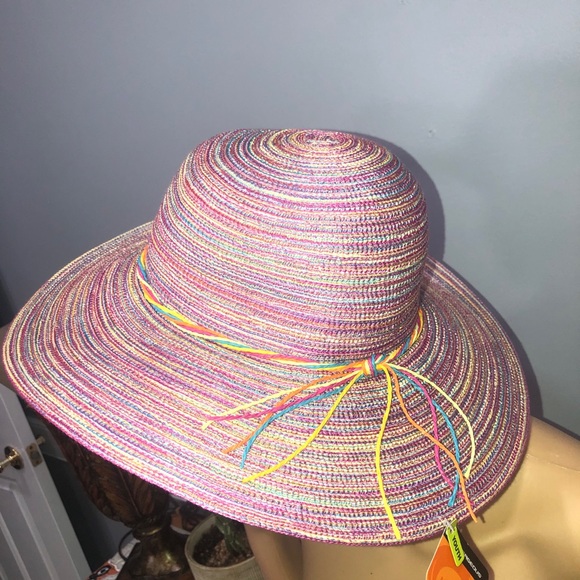 NWT! O'rageous Women's Multicolor Sun Caps Pink - Picture 2 of 9